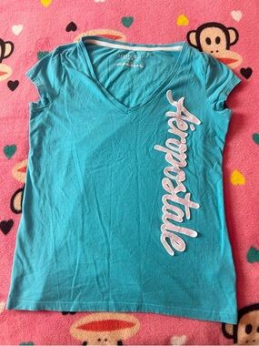 Aeropostale Light blue Logo Tee